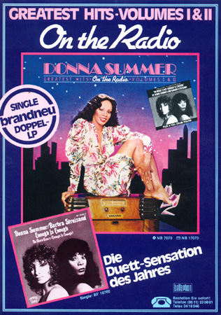 Anzeige Donna Summer